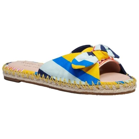 KATE SPADE NEW YORK |  Saltie Shore Oceanside MULTI Espadrilles Slip On | 10.5 - Picture 1 of 8